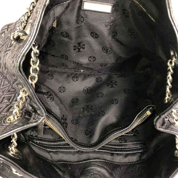 Tory Burch Designer Marion Quilted Chain link Purse Shoulder Bag - Picture 6 of 7